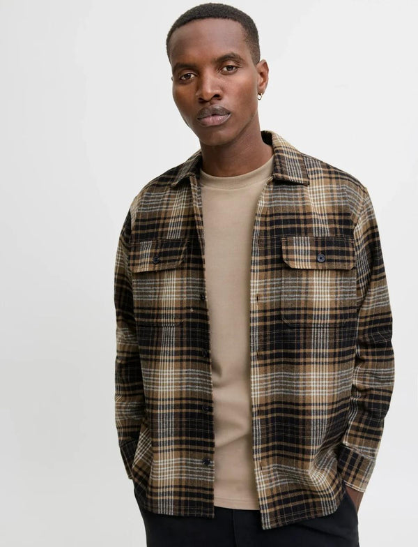 JACK AND JONES JJCARTER CHECK OVERSHIRT LS