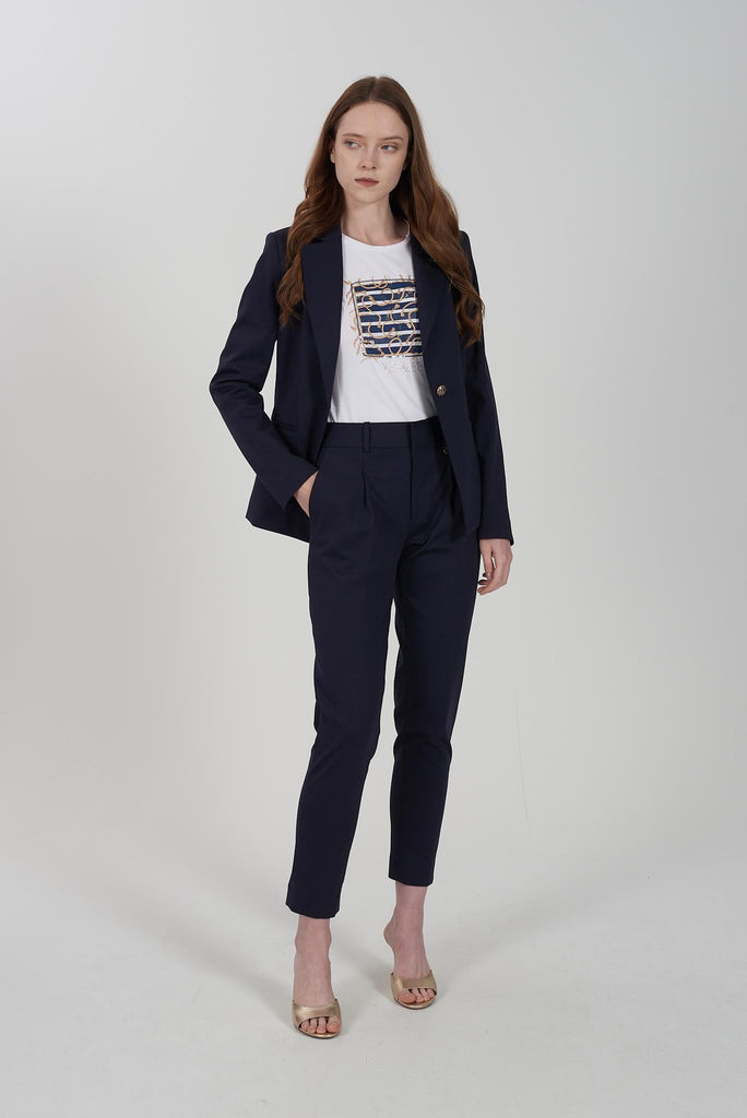 YES ZEE PANTALONE DONNA IN PUNTO MILANO