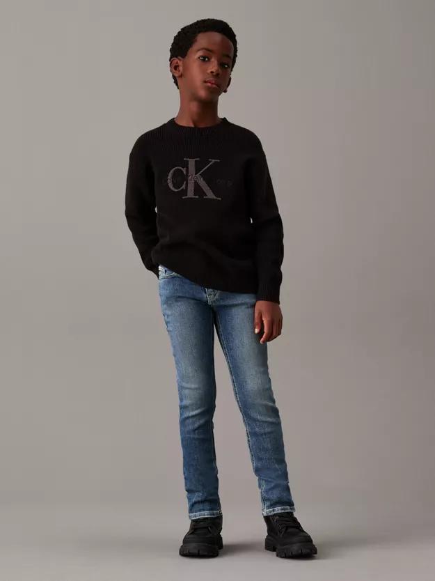 CALVIN KLEIN JEANS SLIM NEW MID BLUE PWS