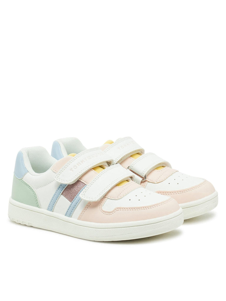 TOMMY HILFIGER FLAG SNEAKER BASSA VELCRO
