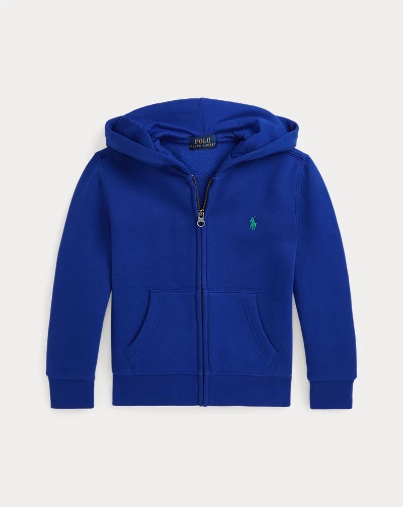 RALPH LAUREN LS FZ HOOD-TOPS-KNIT