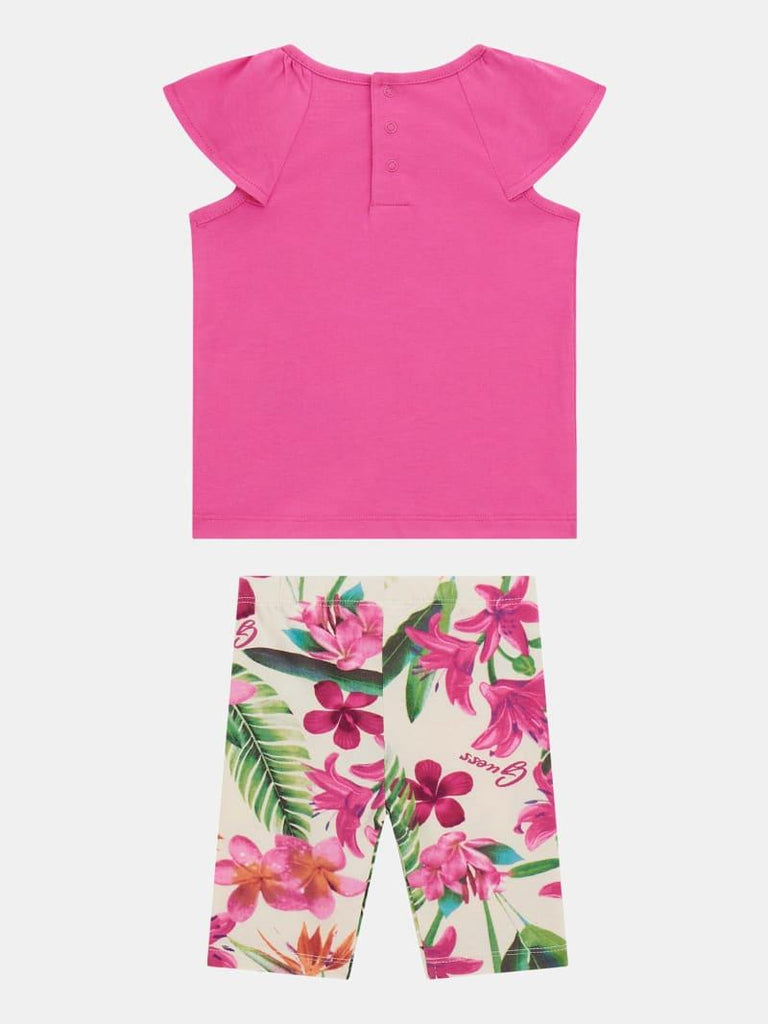 GUESS SET SS T-SHIRT+LEGGI