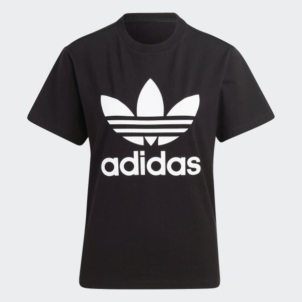 ADIDAS ORIGINALS TREFOIL TEE         BLACK