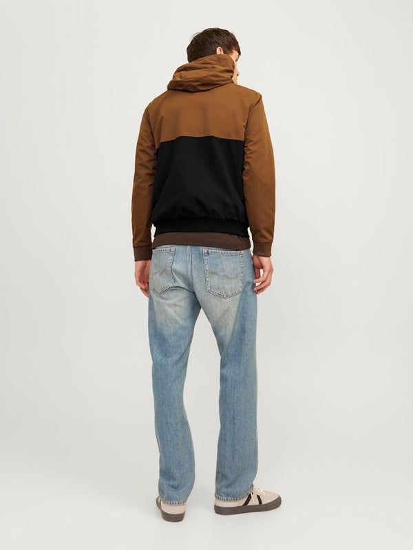 JACK AND JONES JJERUSH HOOD BOMBER NOOS