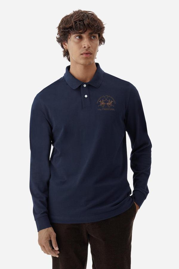 LA MARTINA MAN L/S POLO PIQUET STRETCH