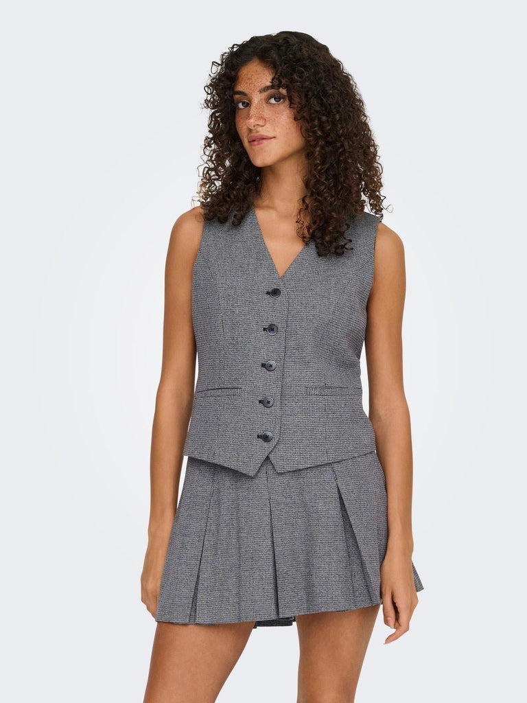 ONLY ONLIRIS-DELL LIFE S/L WAISTCOAT CC TLR