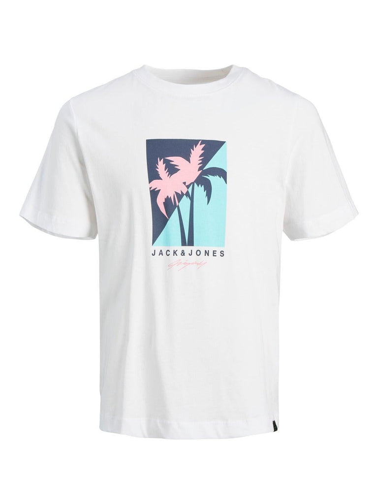 JACK JONES KIDS JORTULUM LOGO TEE SS CREW NECK JNR