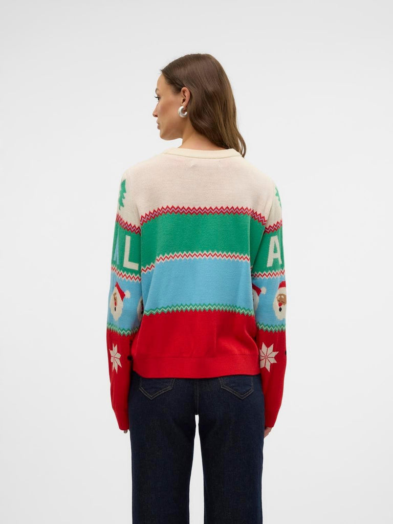 VERO MODA VMCHRISTMASSTUFF LS O-NCK PULL. BOX XMAS
