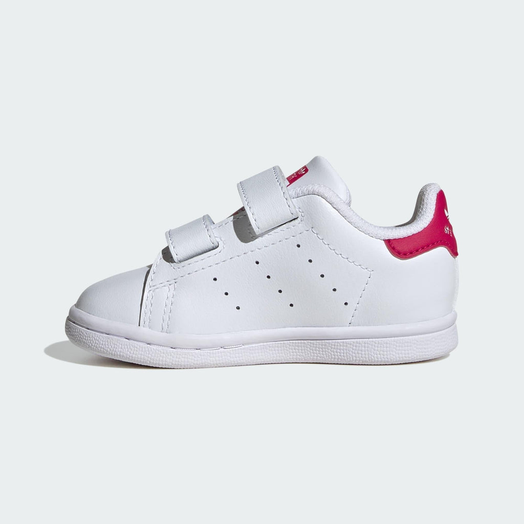 ADIDAS ORIGINALS STAN SMITH CF I     FTWWHT/FTWWHT/BOPINK
