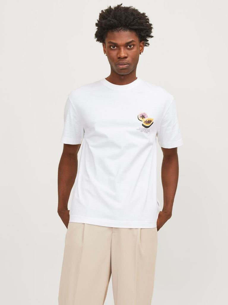 JACK AND JONES JORTAMPA BACK TEE SS CREW NECK SN