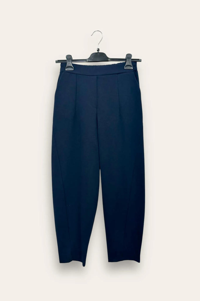 LOVEme Pantalone baggy a carota, punto milano
