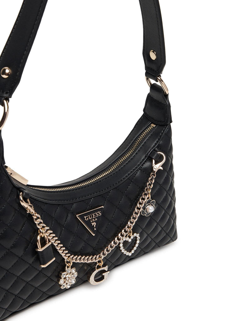 GUESS EVERLEE TOP ZIP SHOULDER BAG