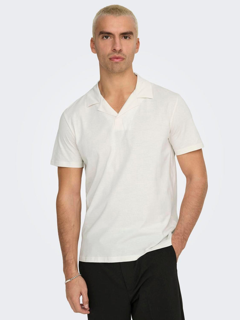 ONLY&SONS ONSABRAHAM REG SS RESORT POLO CS