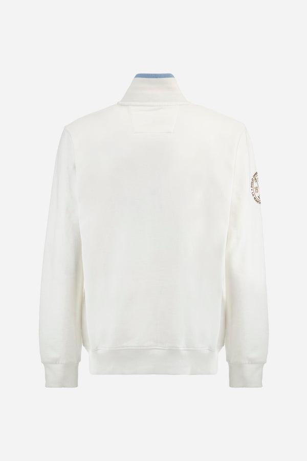 LA MARTINA MAN FULL ZIP SWEATSHIRT BRUSHE