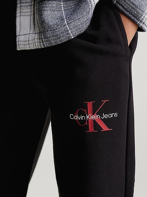 CALVIN KLEIN JEANS MONOGRAM LOGO SWEATPANTS