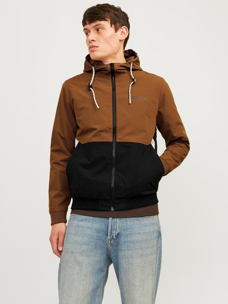 JACK AND JONES JJERUSH HOOD BOMBER NOOS