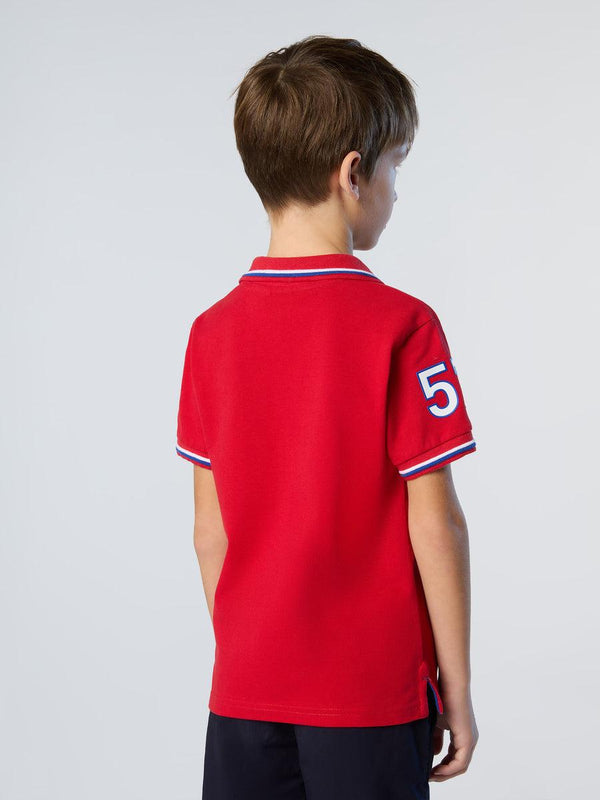 NORTH SAILS POLO SHORT SLEEVE W/NUMBER APPLICATION ON SLEEVE