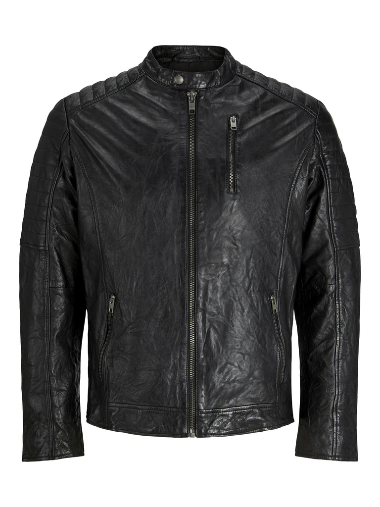 JACK AND JONES JJERICHARD LEATHER JACKET NOOS