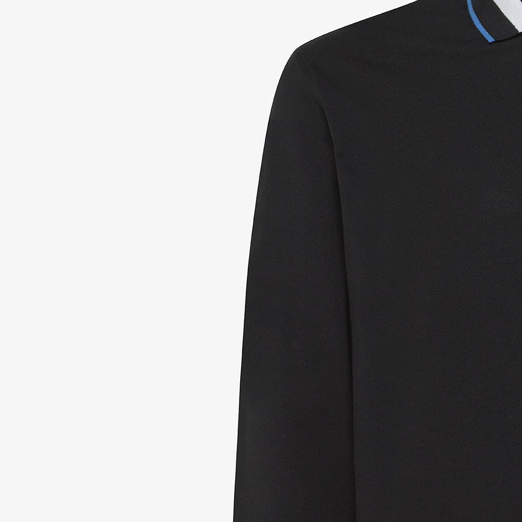 SUN68 POLO 3 COLORS STRIPE ON COLLAR EL. L/S