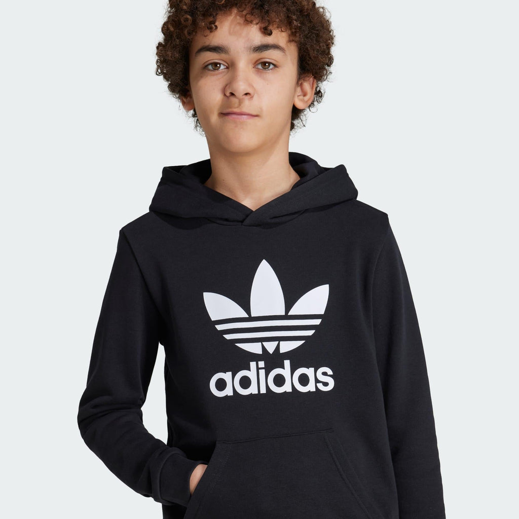 ADIDAS ORIGINALS TREFOIL HOODIE      BLACK