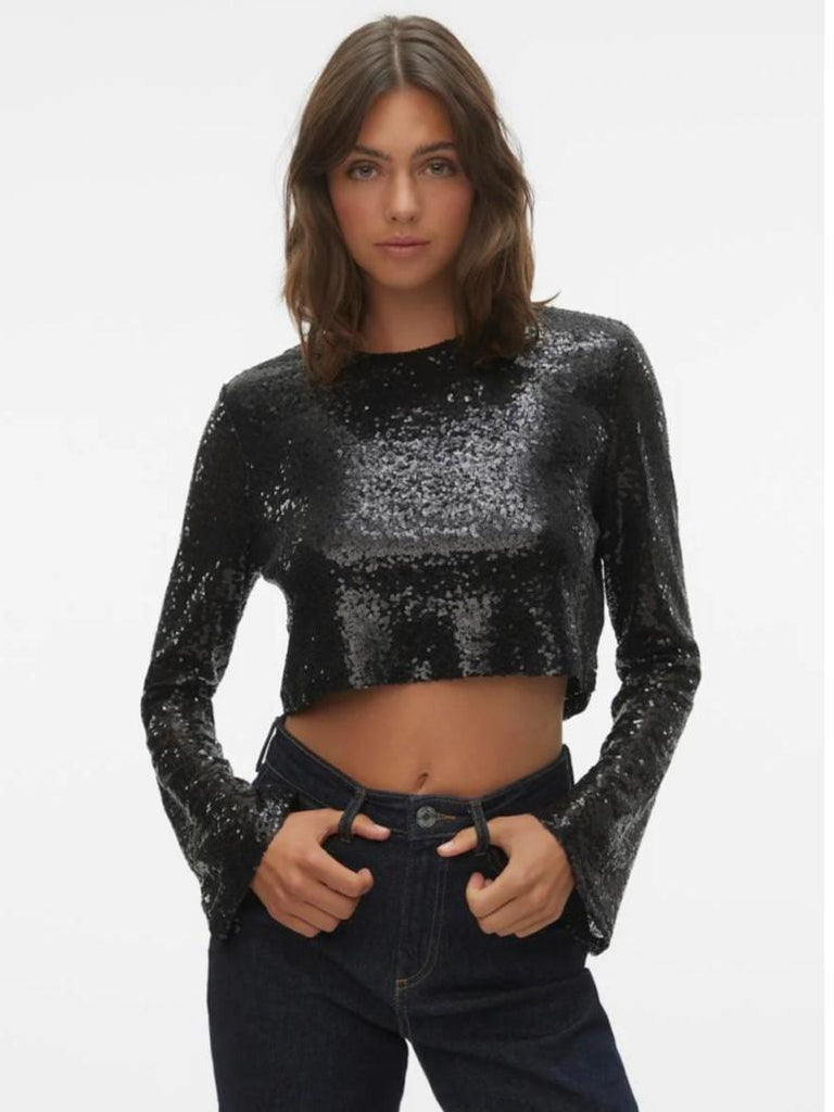 VERO MODA VMKAJE LS CROP TOP JRS