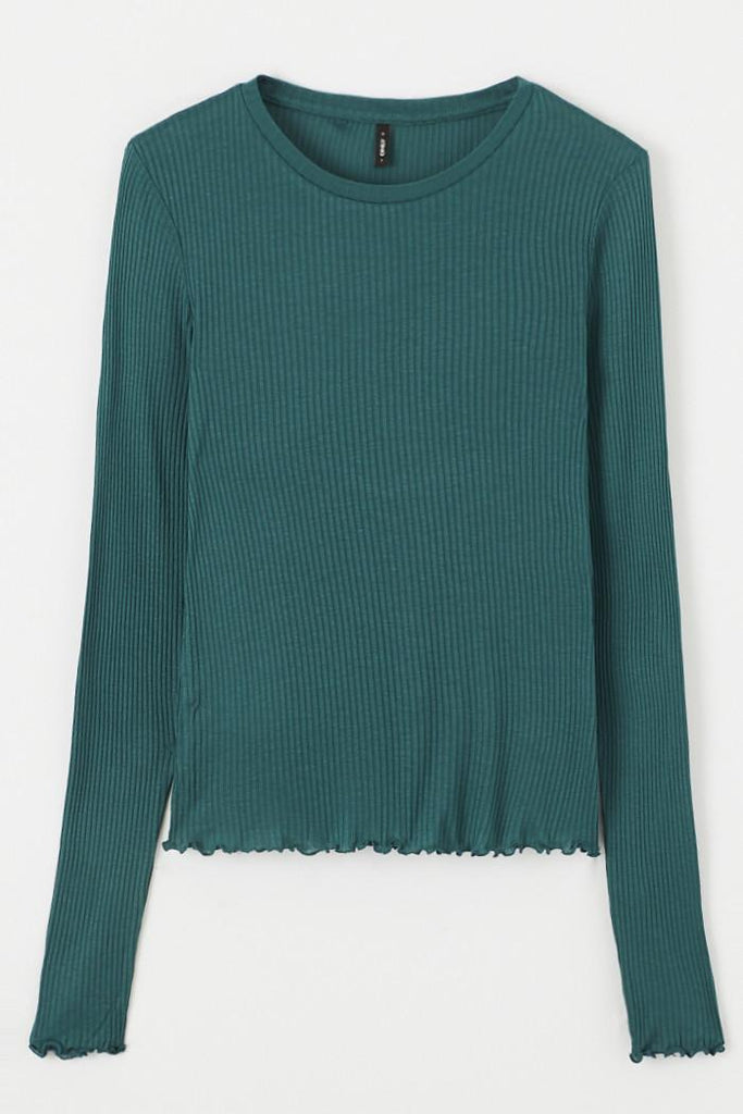 ONLY ONLHENRIETTE L/S O-NECK TOP JRS