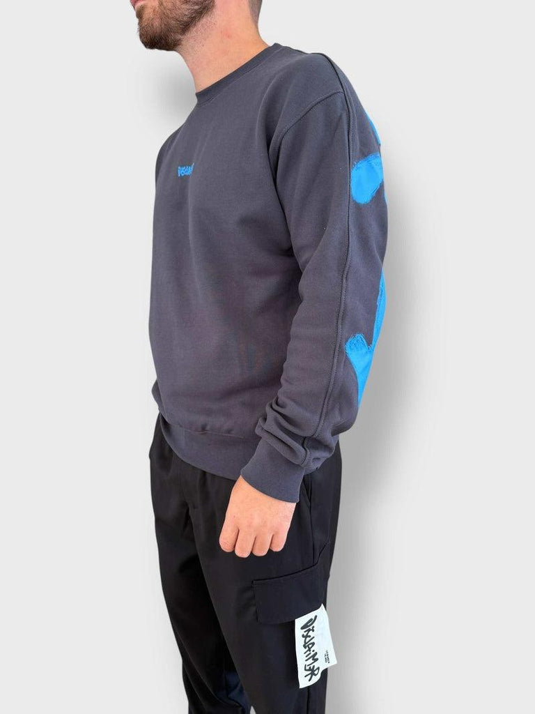 DISCLAIMER MAGLIA UOMO GIROCOLLO IN FELPA