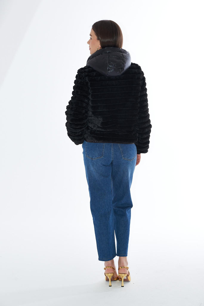 YES ZEE GIUBBINO DONNA TIPO BOMBER, REVERSIBILE