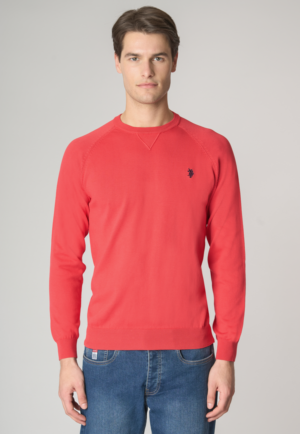 U.S. POLO ASSN LIN - PULLOVER RAGLAN CROW NECK