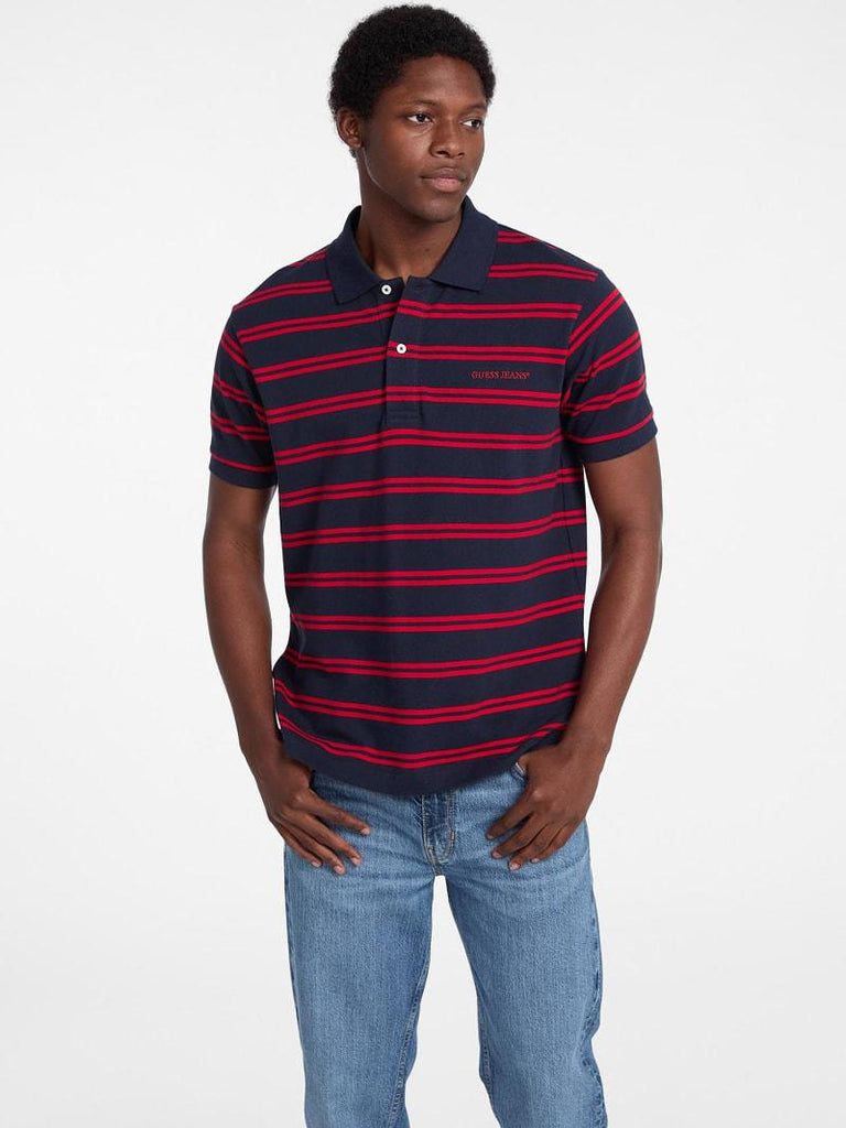 GUESS GJ SS STRIPE POLO