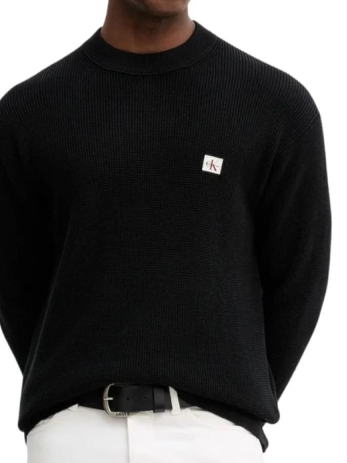 CALVIN KLEIN JEANS LS EZ COTTON WAFFLE