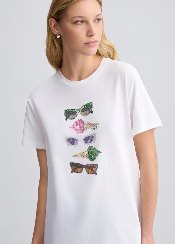 LIU JO ECS T-SHIRT MODA M/C