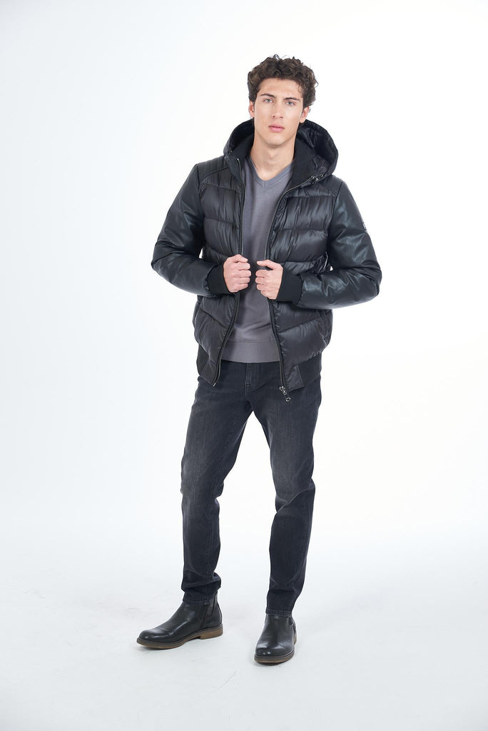 YES ZEE GIUBBINO UOMO BOMBER TRAPUNTATO