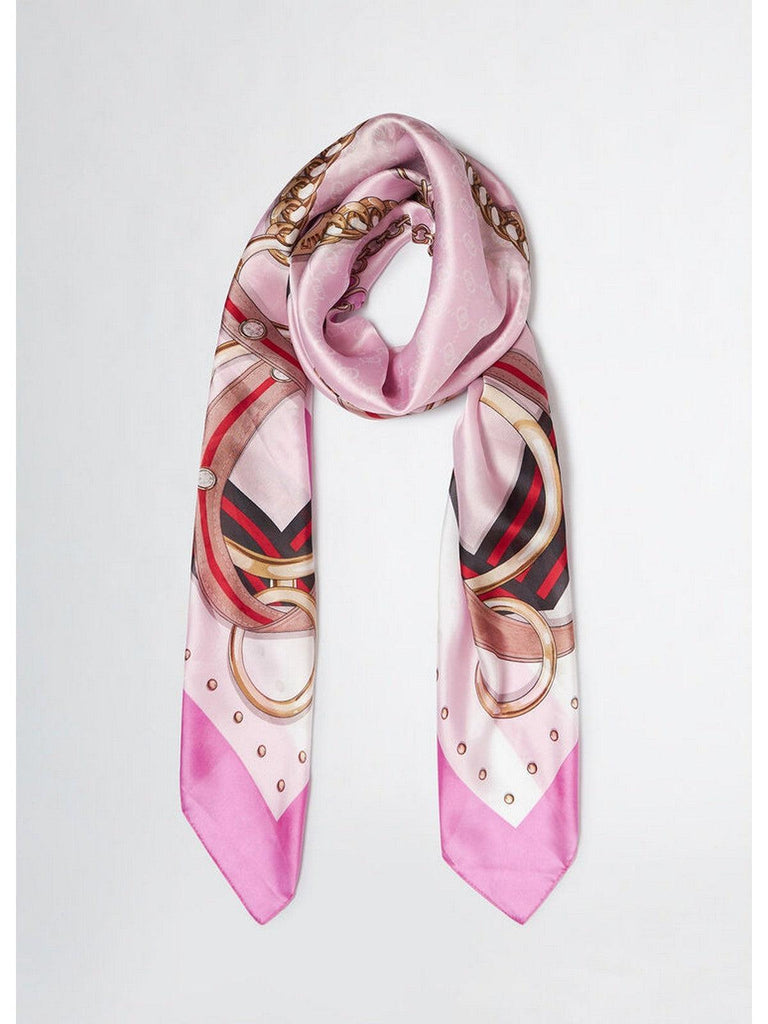 LIU JO ECS FOULARD STRIPED TAPE 120X