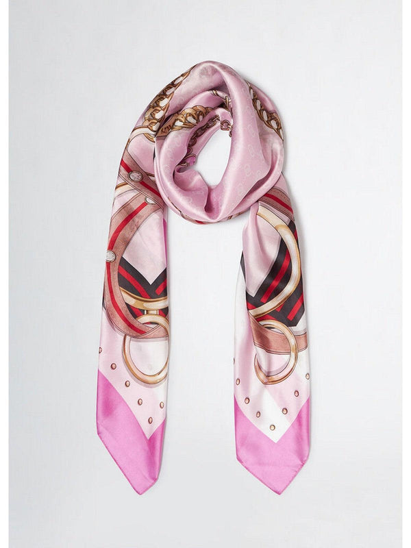 LIU JO ECS FOULARD STRIPED TAPE 120X