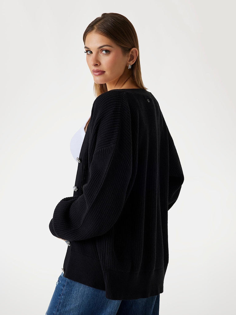 GUESS LS VN JAMIE CARDI SWTR