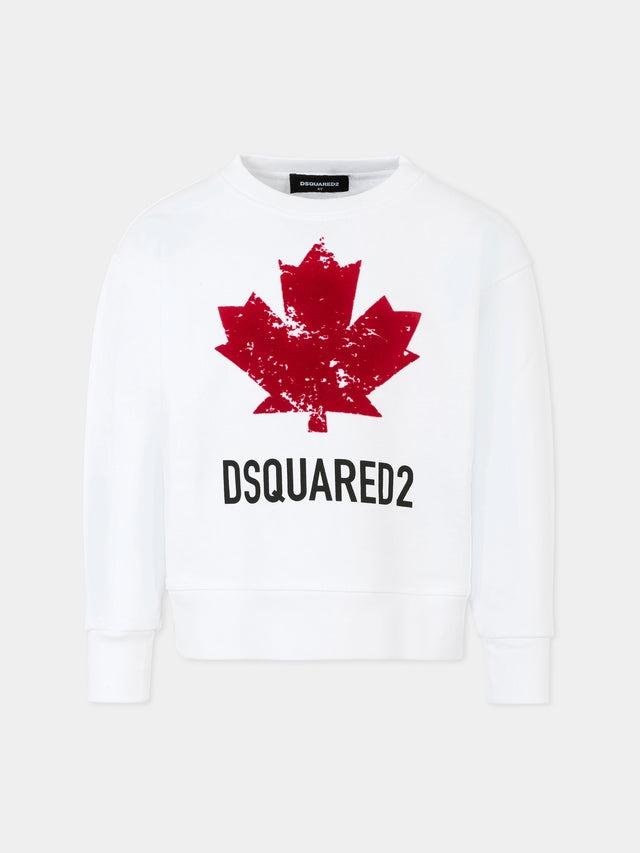 DSQUARED2 JUNIOR D2S922U SLOUCH FIT FELPA