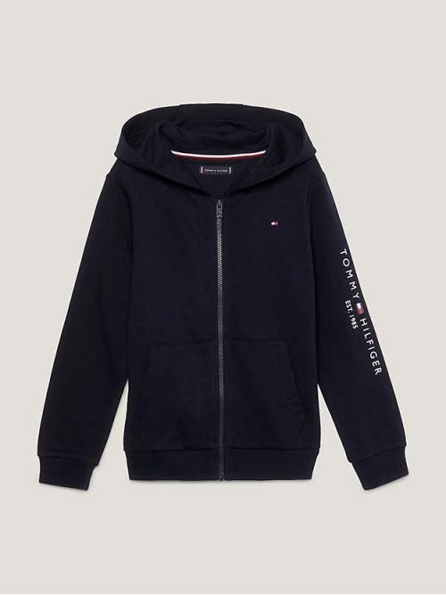 TOMMY HILFIGER U ESSENTIAL ZIPTHROUGH HOODIE