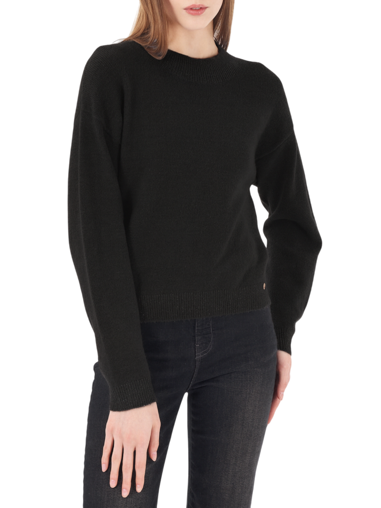 YES ZEE MAGLIA DONNA LUPETTO CROPPED