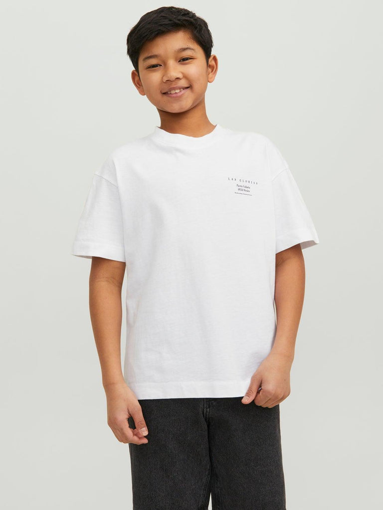 JACK JONES KIDS JORBELMONTBACK TEE SS CREW NECK JNR