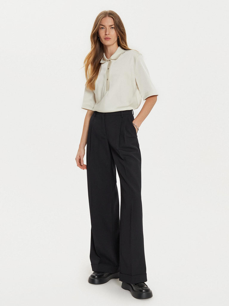 CALVIN KLEIN TECH SATIN HS POLO S