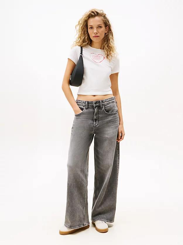 TOMMY JEANS TJW SLIM SH HEART TE