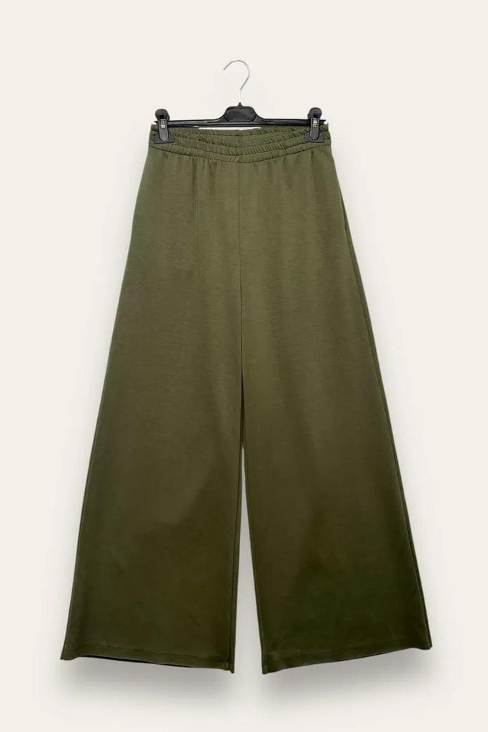 LOVEme Pantalone a palazzo in scuba