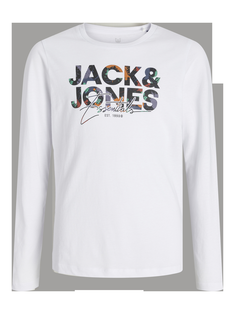 JACK JONES KIDS JJGEPLAS TEE LS CREW NECK JNR