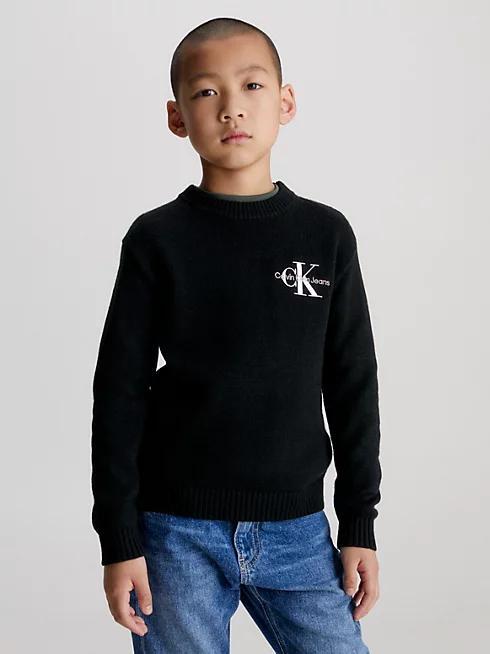 CALVIN KLEIN JEANS ESSENTIAL MONOGRAM SWEATER