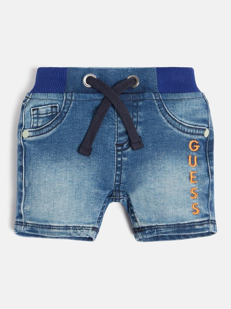 GUESS DENIM PULL-ON SHORTS