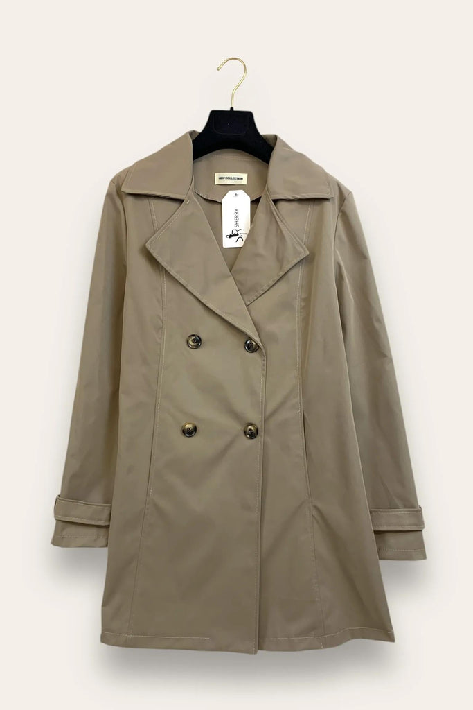 LOVEme Trench corto doppiopetto