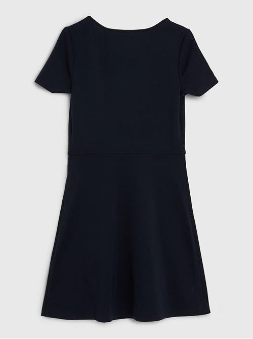 TOMMY HILFIGER PUNTO SKATER DRESS S/S