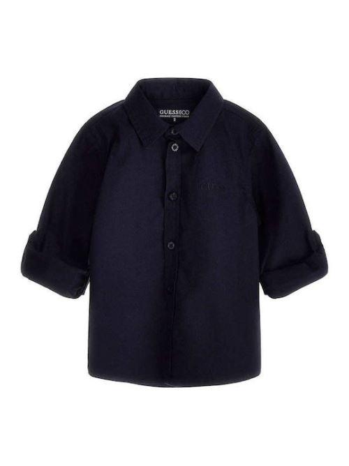 GUESS STR. POPLIN ADJ. LS SHIRT