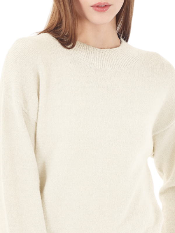 YES ZEE MAGLIA DONNA LUPETTO CROPPED